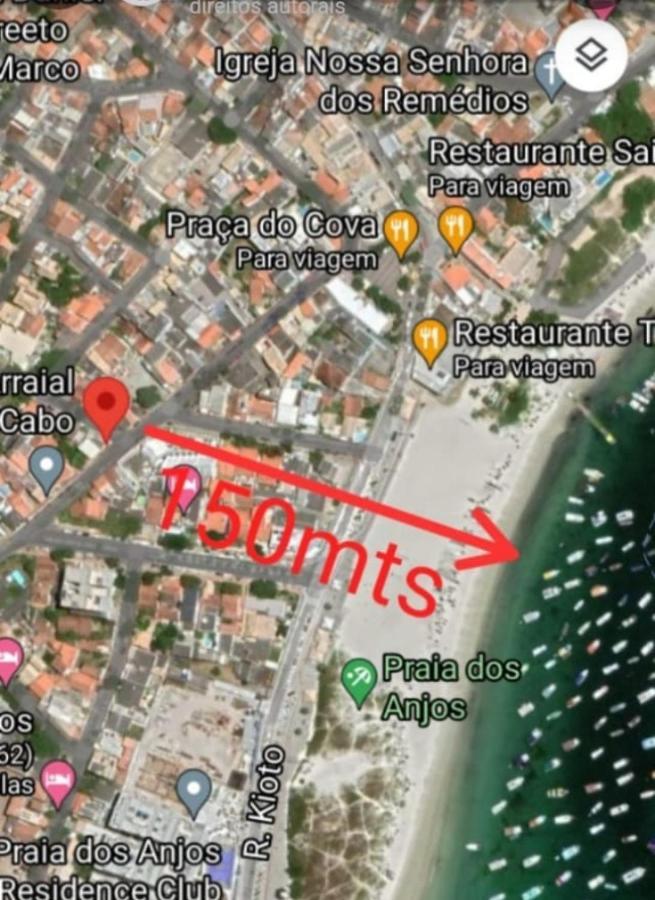 Tardeli Suite Dos Anjos Com Sacada Arraial do Cabo Exterior photo